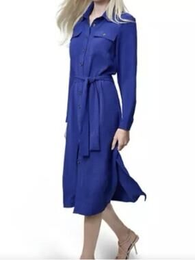 NWT DKNY Button Down Shirt Dress
